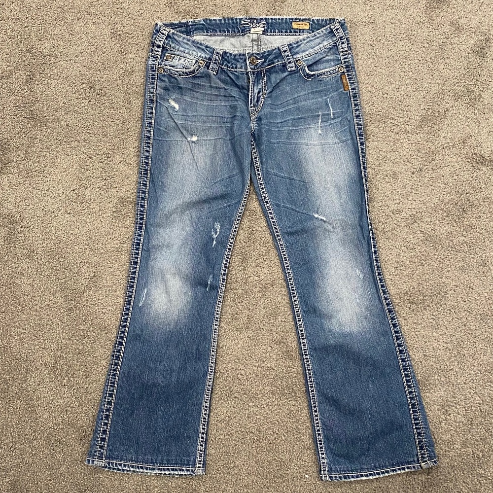 Silver Jeans Low Rise Frances 18" Bootcut Regular Fit 30x33